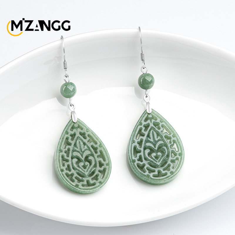 Vintage Fashion Earrings - Boucles d'oreilles sculptées creuses vintage en