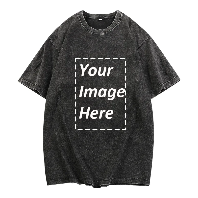 Vintage Fashion Eu - T-shirts Oversize 230g en Coton Lavé