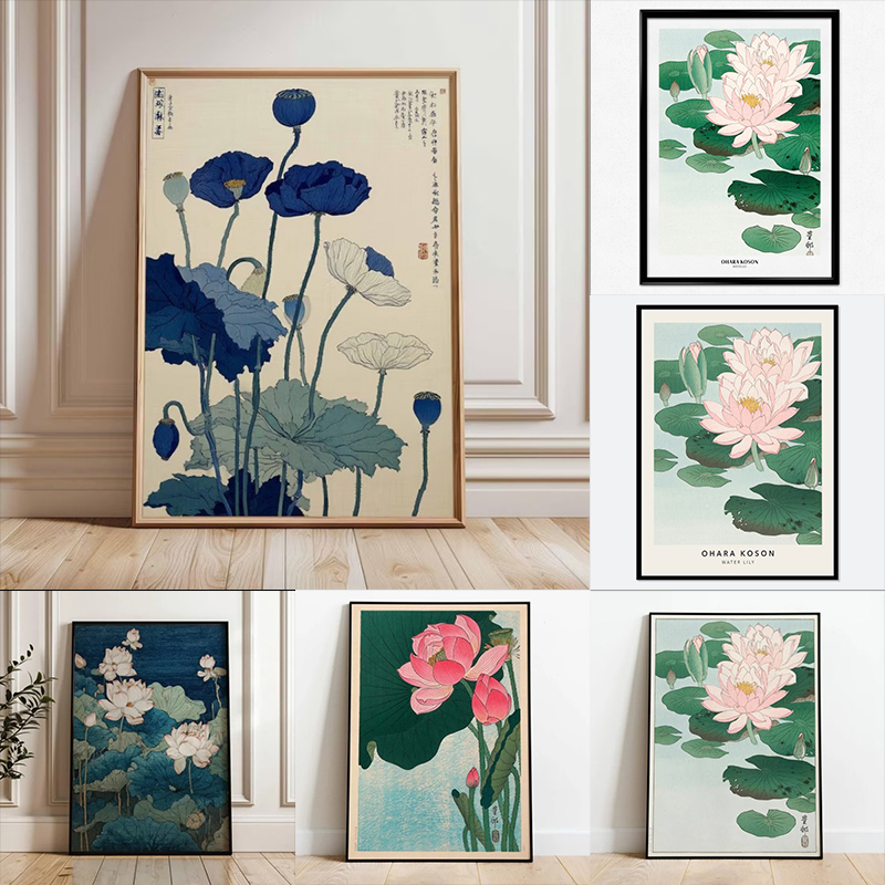 Vintage Fashion Wall Art - Peinture sur toile sans cadre, affiche