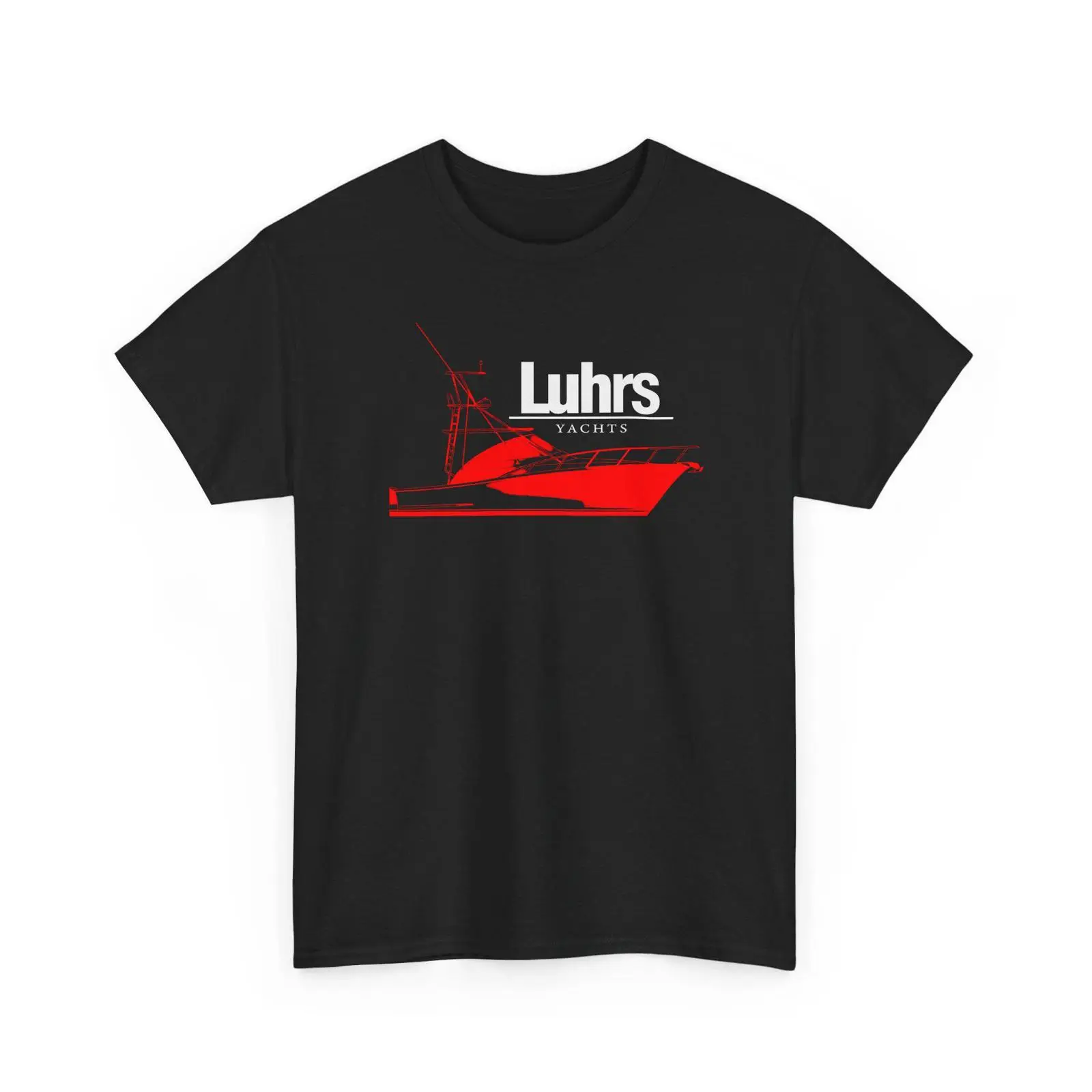 Vintage Yacht Fashion - T-shirt Luhrs Yachts avec logo bateau