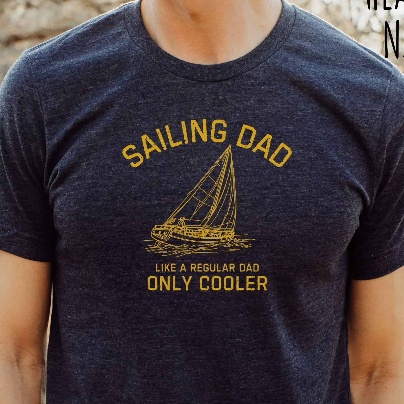 Vintage Yacht Fashion - T-shirt Sailing Dad, humoristique, marin, nautique,