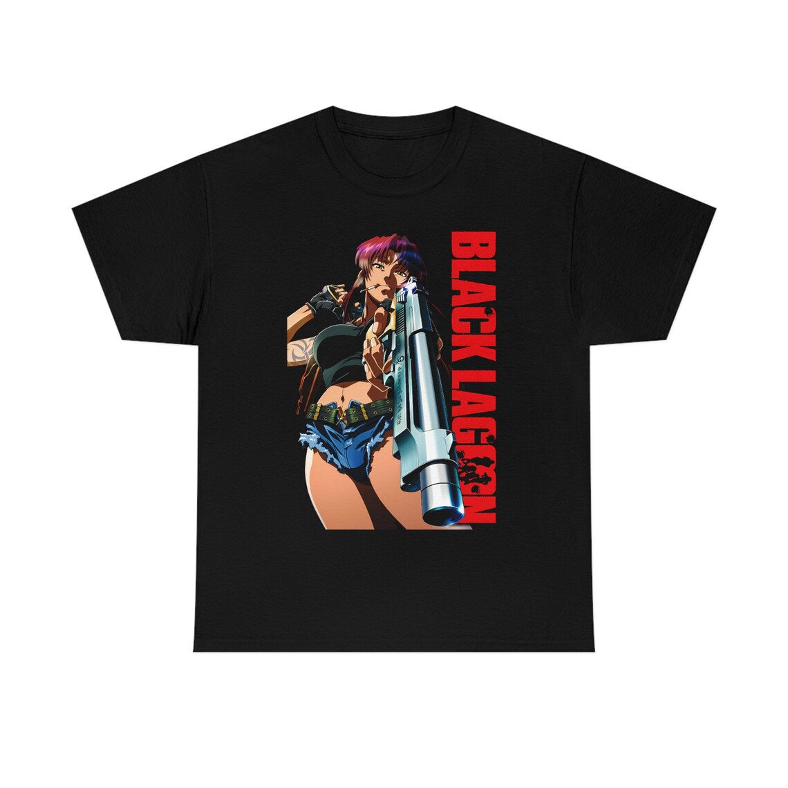 Vintage Fashion Eu - T-shirt Anime Japonais Black Lagoon 2026