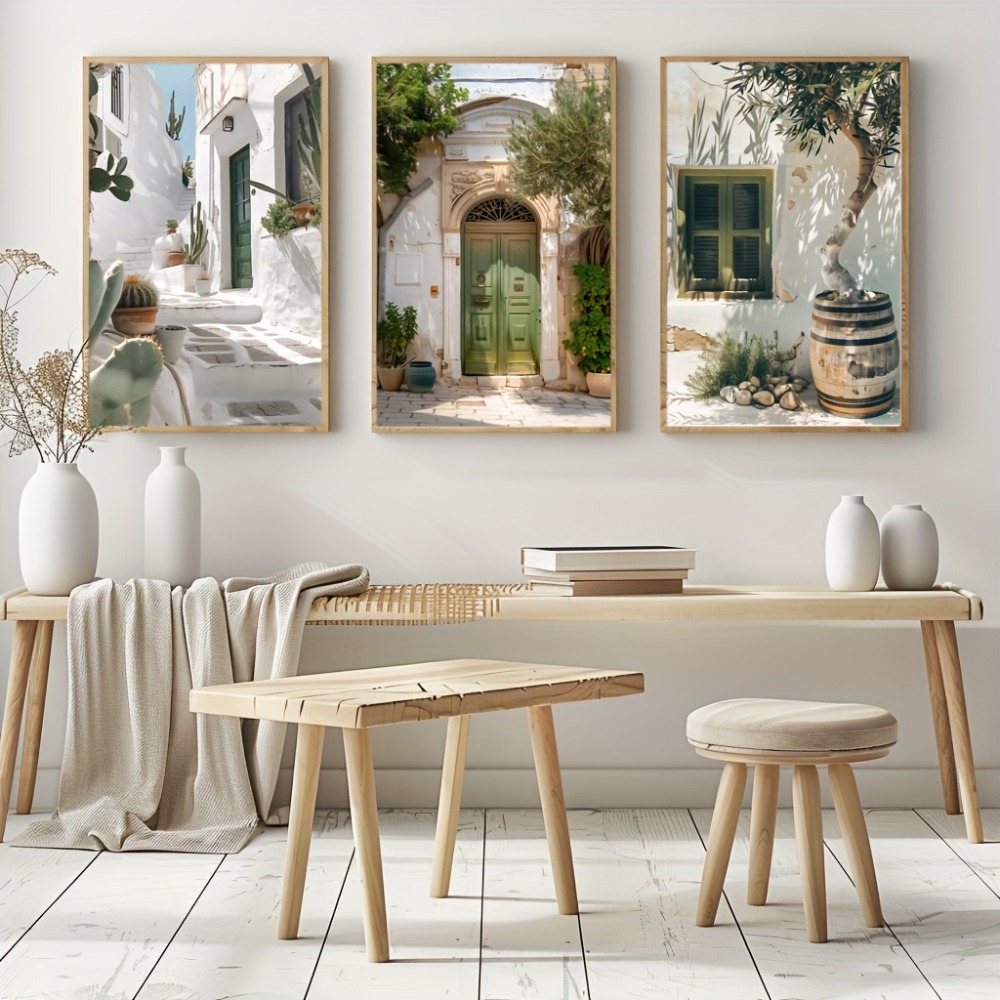Vintage Fashion Wall Art - Lot de 3 tableaux sur toile
