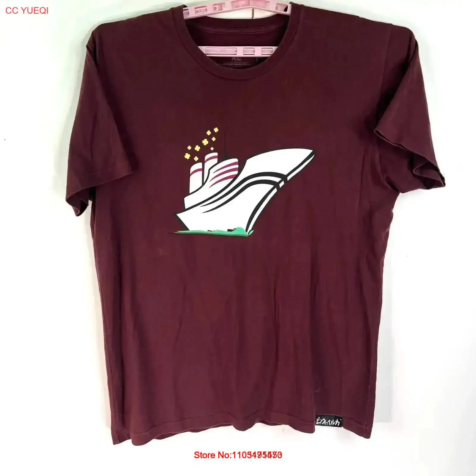 Vintage Yacht Fashion - Pink Dolphin T Shirt Homme XL