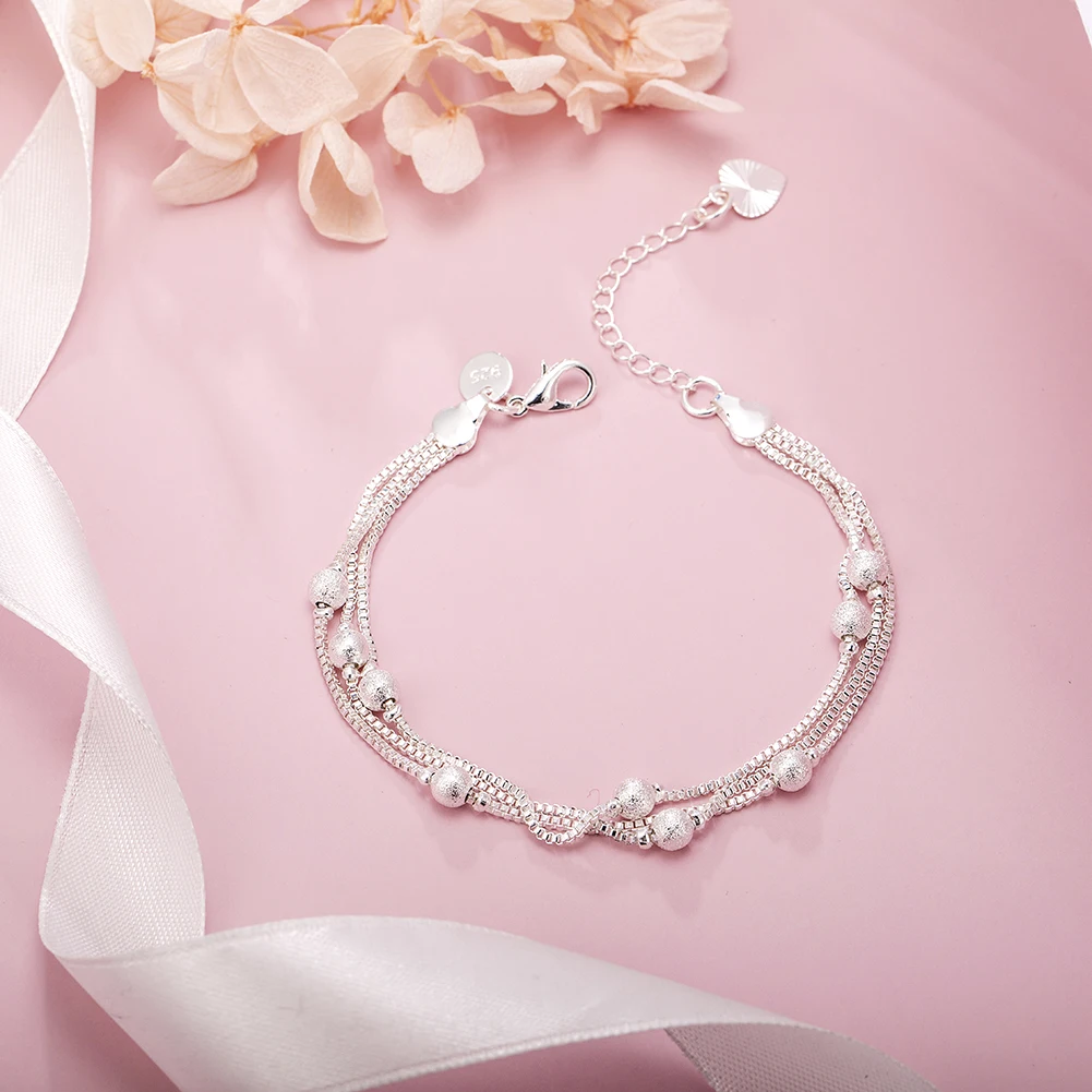 Vintage Fashion Jewelry Brands - Bracelet à chaîne en argent Sterling
