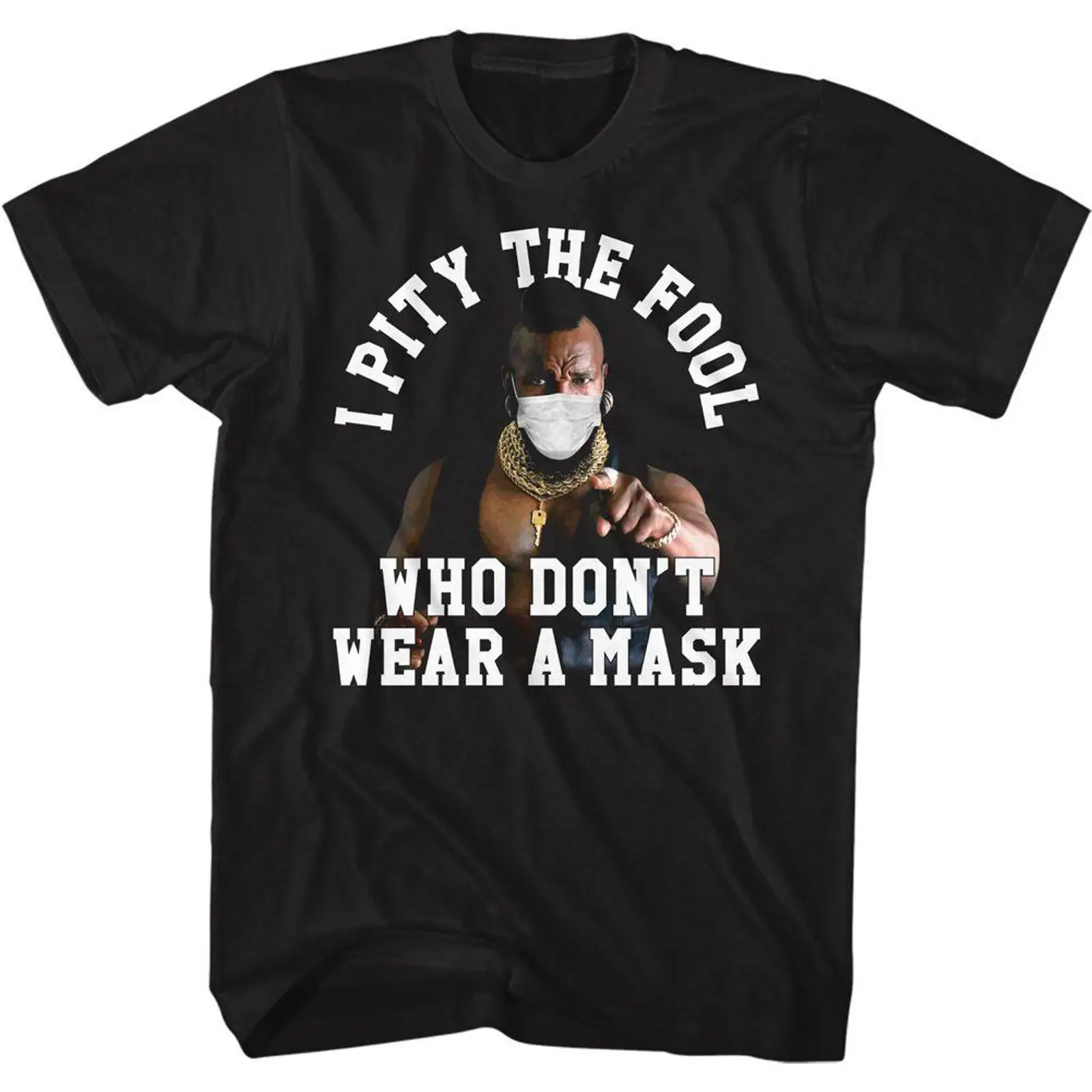 Vintage Fashion Icons - T-shirt Mr T Pity The Fool