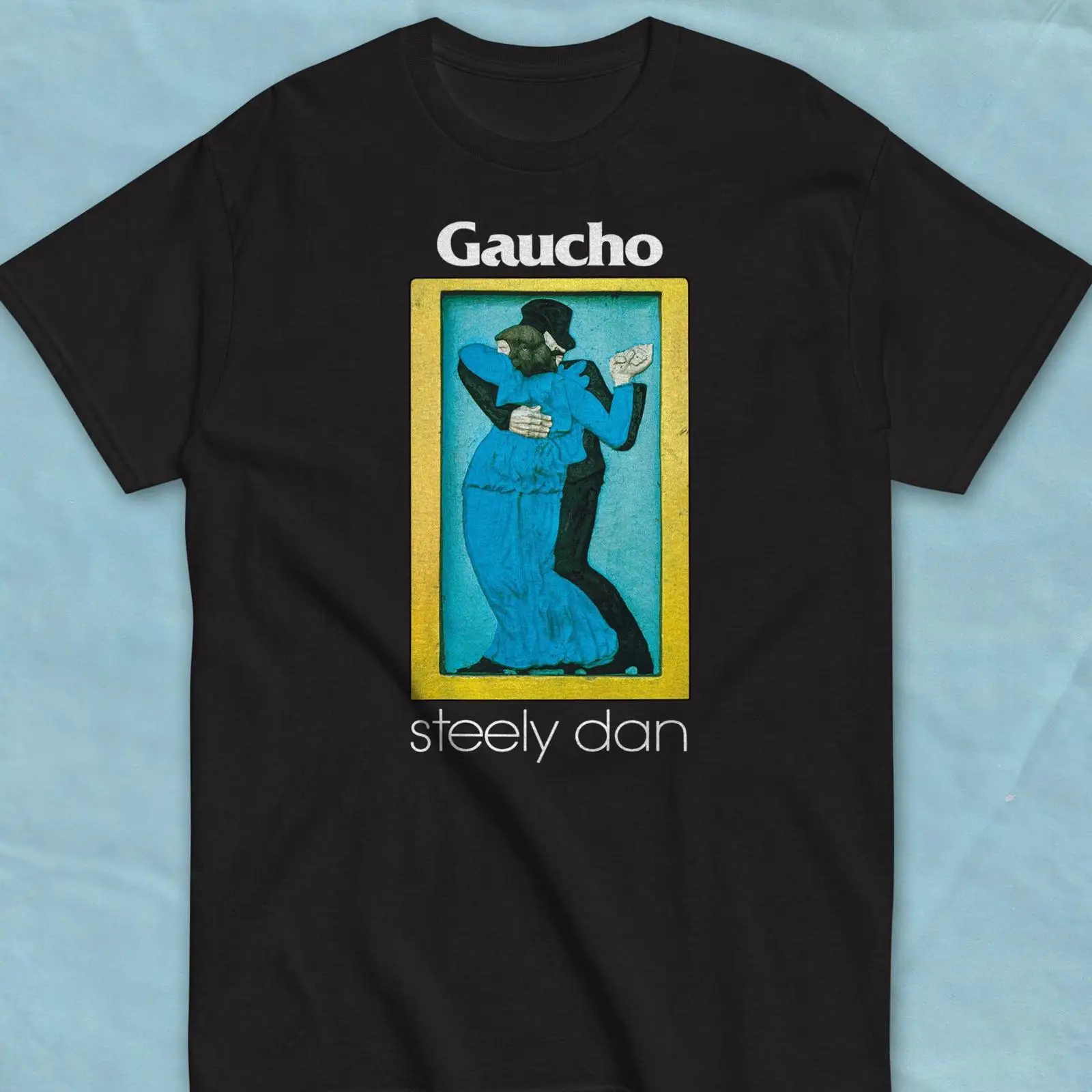 Vintage Fashion Quotes Short - T-shirt Steely Dan amp quot Gaucho
