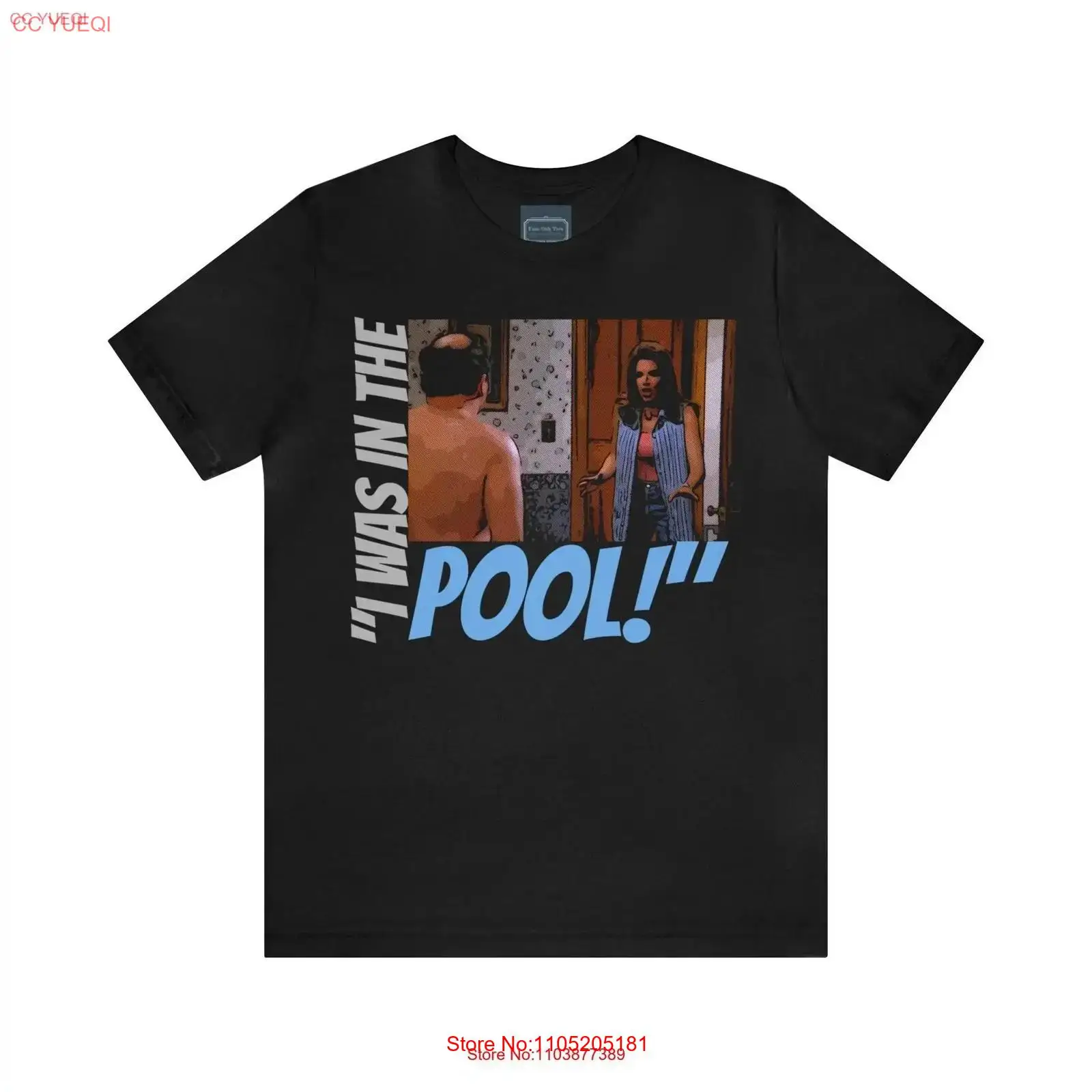 Vintage Fashion Quotes Short - Jersey t-shirt Seinfeld série télévisée citation