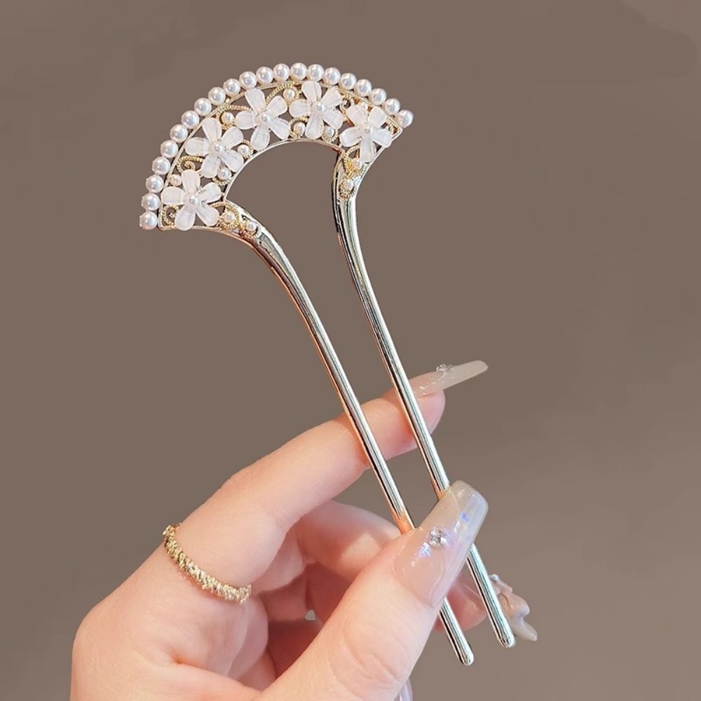 Vintage Fashion Ai - Épingles à cheveux rétro en perles,