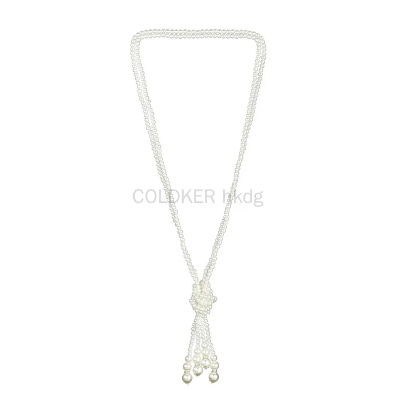 Vintage Fashion Queen - Collier de perles des années 1920,