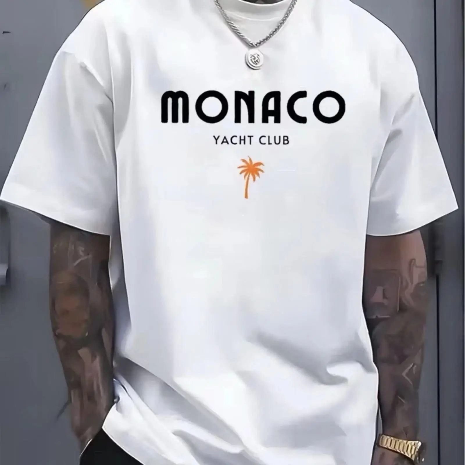 Vintage Yacht Fashion - T-shirt Premium Monaco Yacht Club –