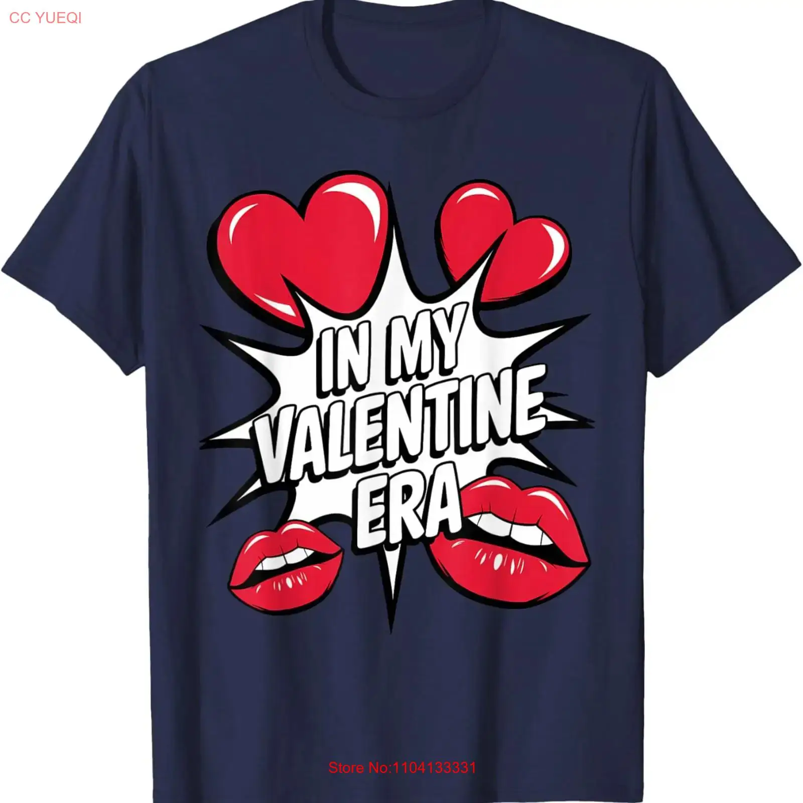 Vintage Fashion Eras - T-shirt vintage délavé In My Valentine