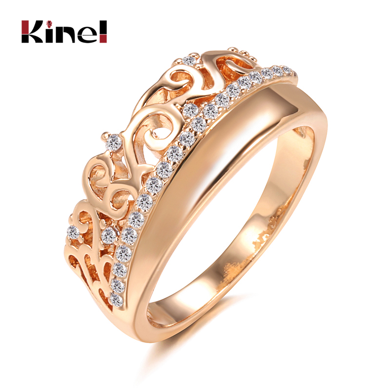 Vintage Fashion Queen - Kinel-Bague de mariage ethnique en or