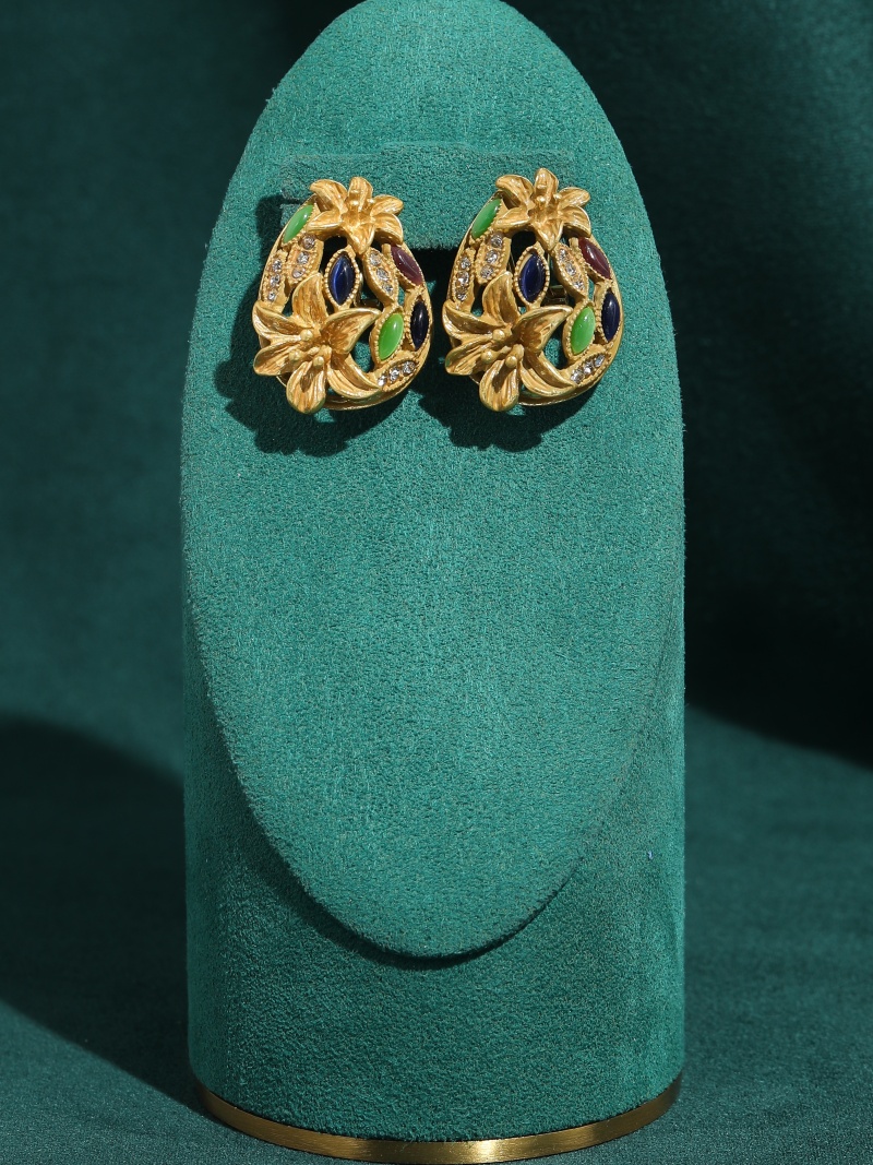 Boucles d'oreilles trompette e - Vintage Fashion Jewelry Brands avis et prix