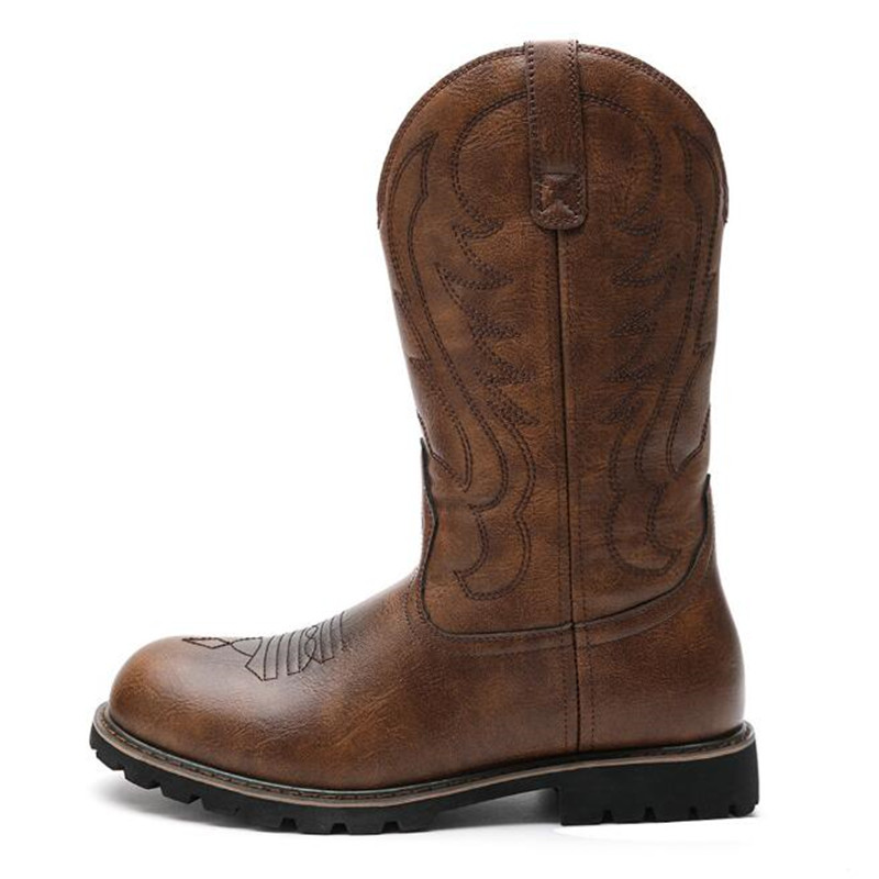 Bottes de cowboy à enfiler pou - Vintage Fashion Mens avis et prix