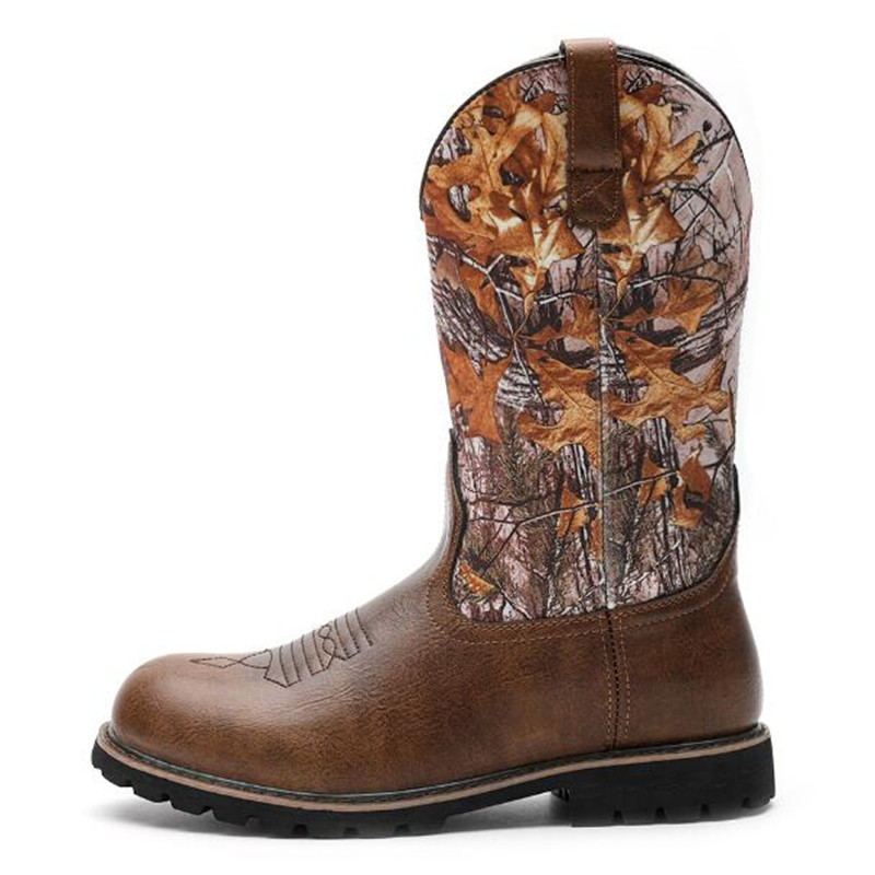 Bottes de cowboy à enfiler pou - Vintage Fashion Mens avis et prix
