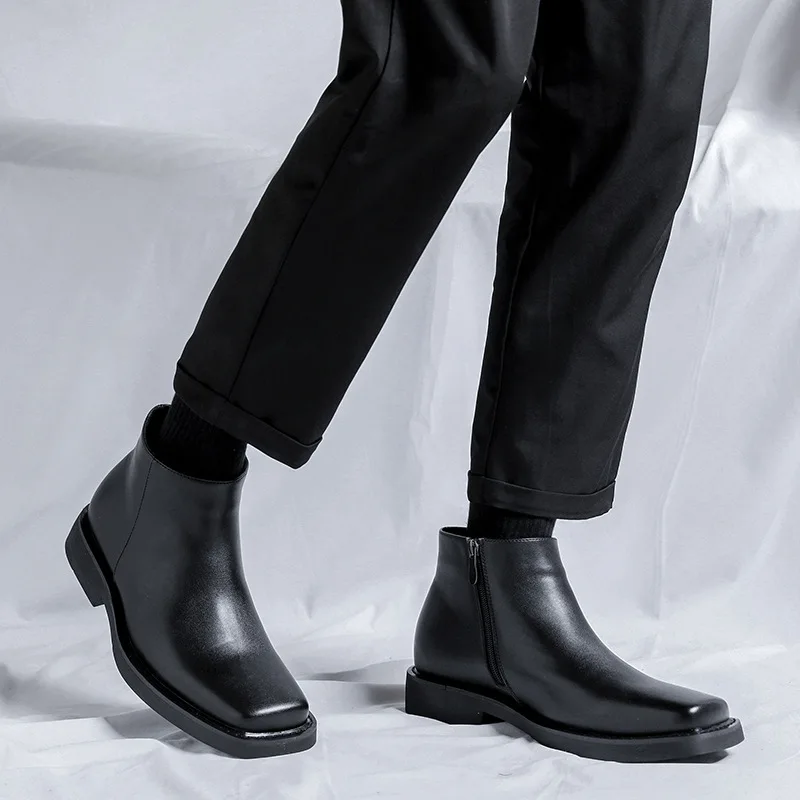 Noir nouvelle mode hommes chau - Vintage Fashion Mens avis et prix