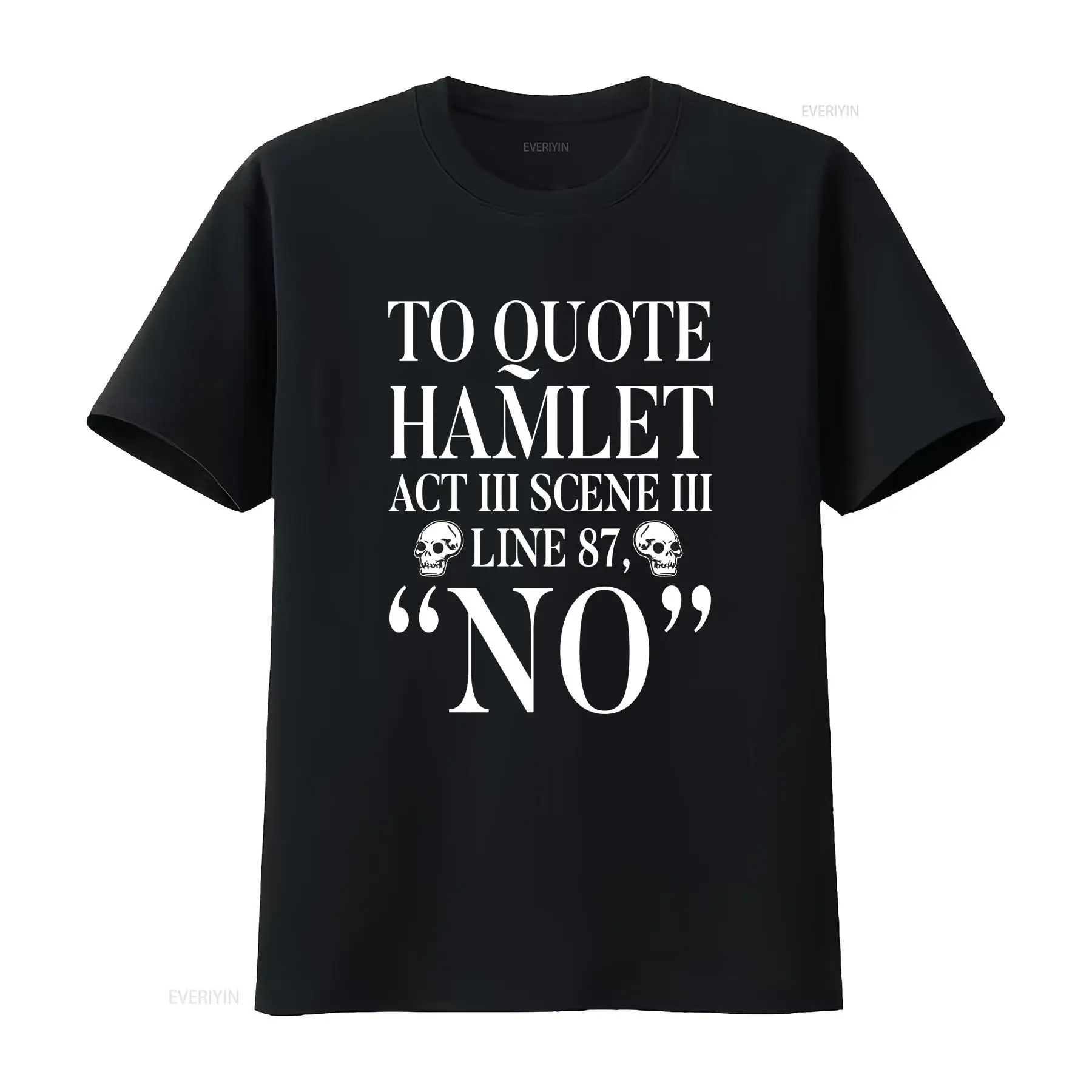 T-shirt « To Quote Hamlet » po - Vintage Fashion Quotes Short avis et prix