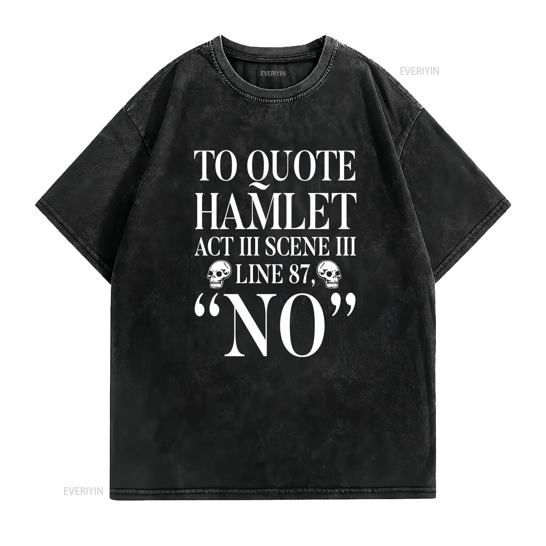 T-shirt « To Quote Hamlet » po - Vintage Fashion Quotes Short avis et prix