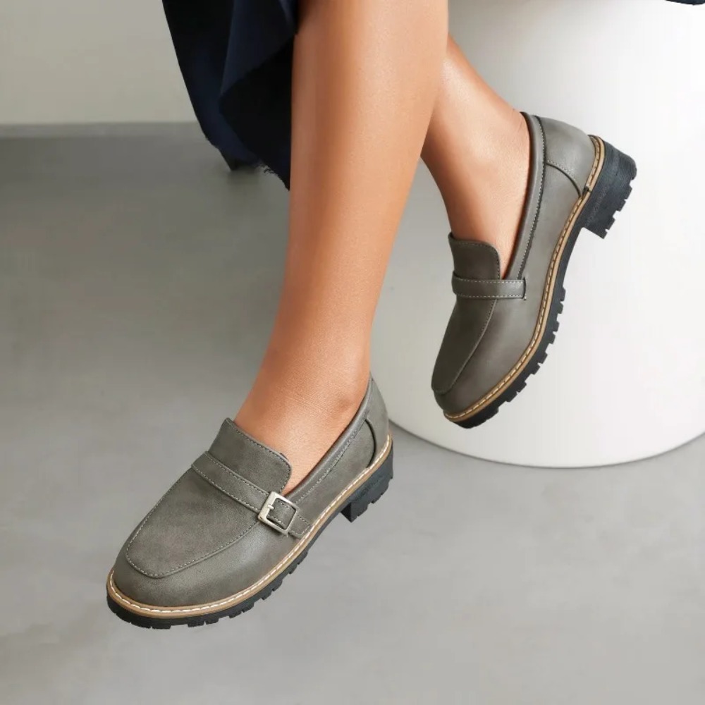 Mocassins noirs en cuir pour f - Vintage Slip Dress avis et prix