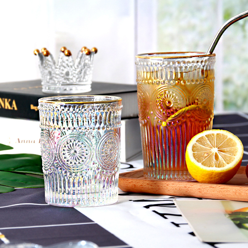Verre à vin en relief fleur de - Vintage Fashion Eu avis et prix