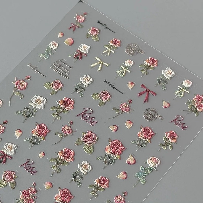 Autocollant Rose rétro Ins, ét - Vintage Fashion Magazine avis et prix