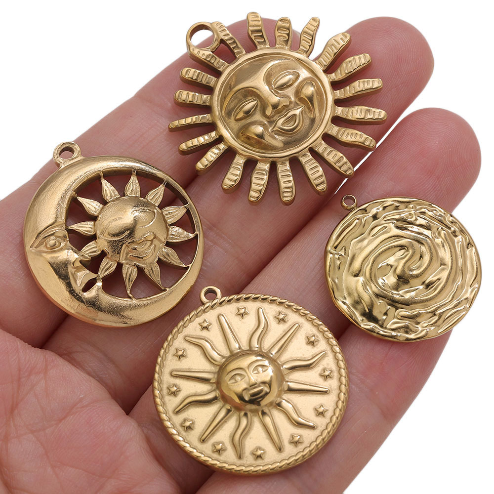 5 Breloques PVD Or en Acier In - Vintage Fashion Earrings avis et prix