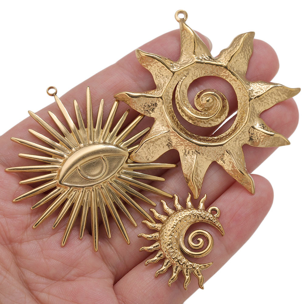 5 Breloques PVD Or en Acier In - Vintage Fashion Earrings avis et prix