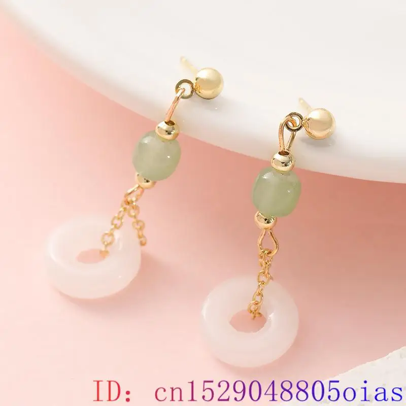 Boucles d'oreilles en Jade vér - Vintage Fashion Earrings avis et prix
