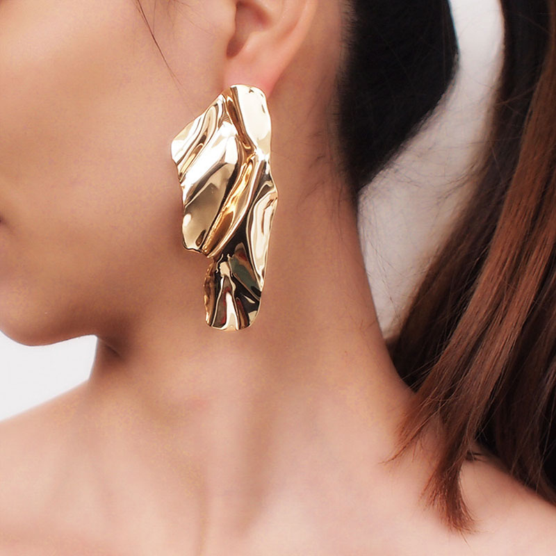 Grandes boucles d'oreilles géo - Vintage Fashion Magazine avis et prix