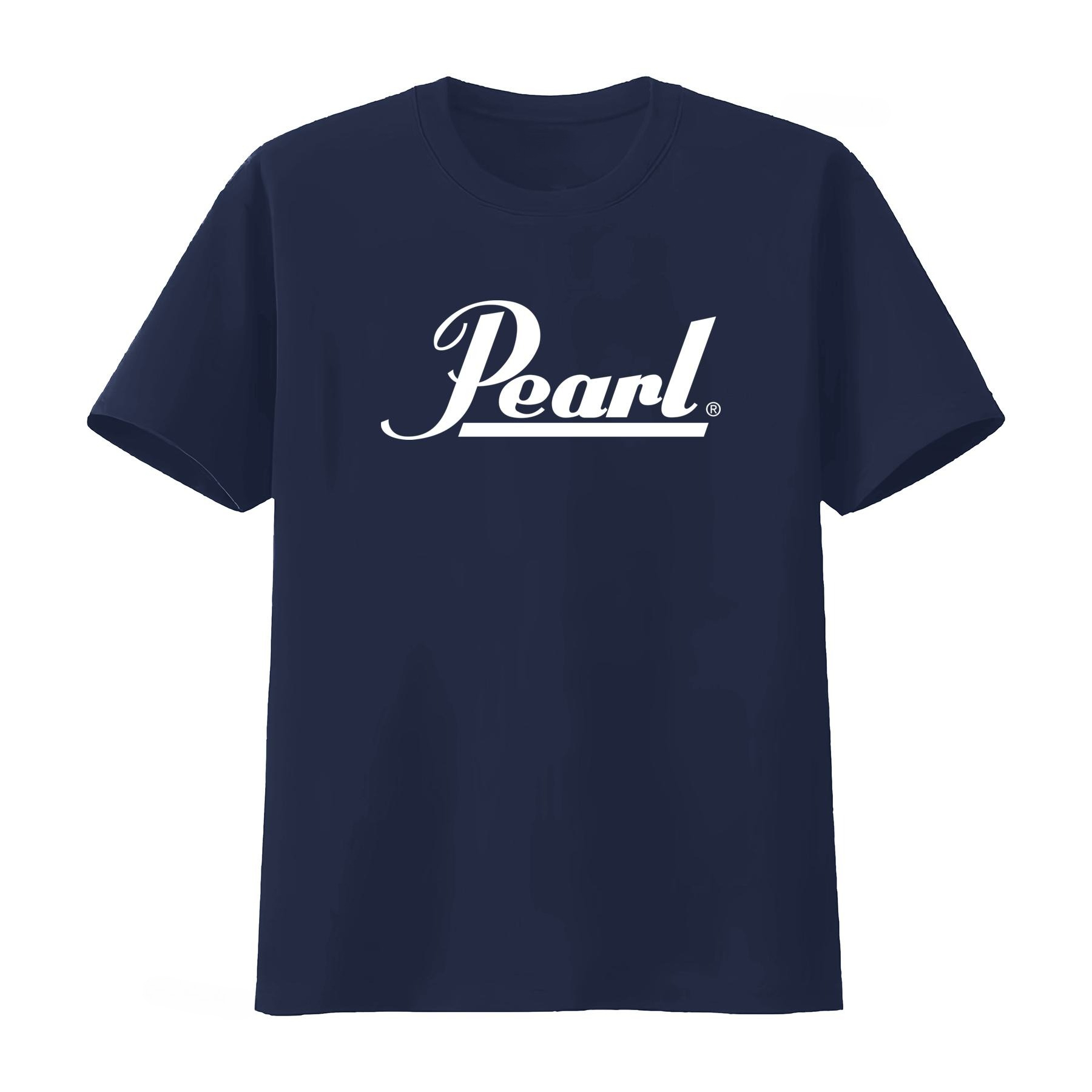 T-shirt Logo Pearl Drums Noir  - Vintage Fashion Icons avis et prix