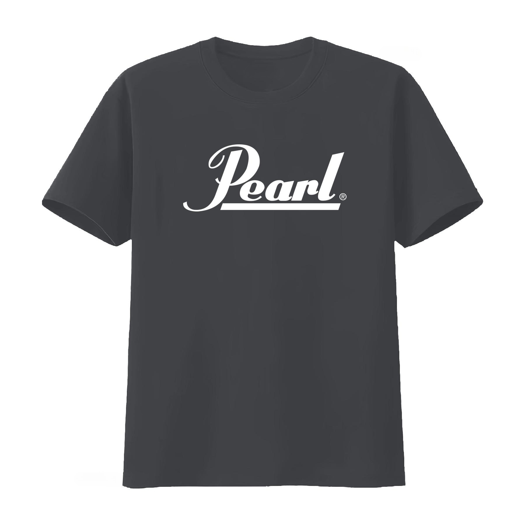 T-shirt Logo Pearl Drums Noir  - Vintage Fashion Icons avis et prix