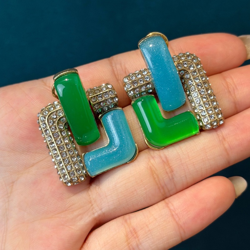 Boucles d'oreilles carrées géo - Vintage Fashion Jewelry Brands avis et prix