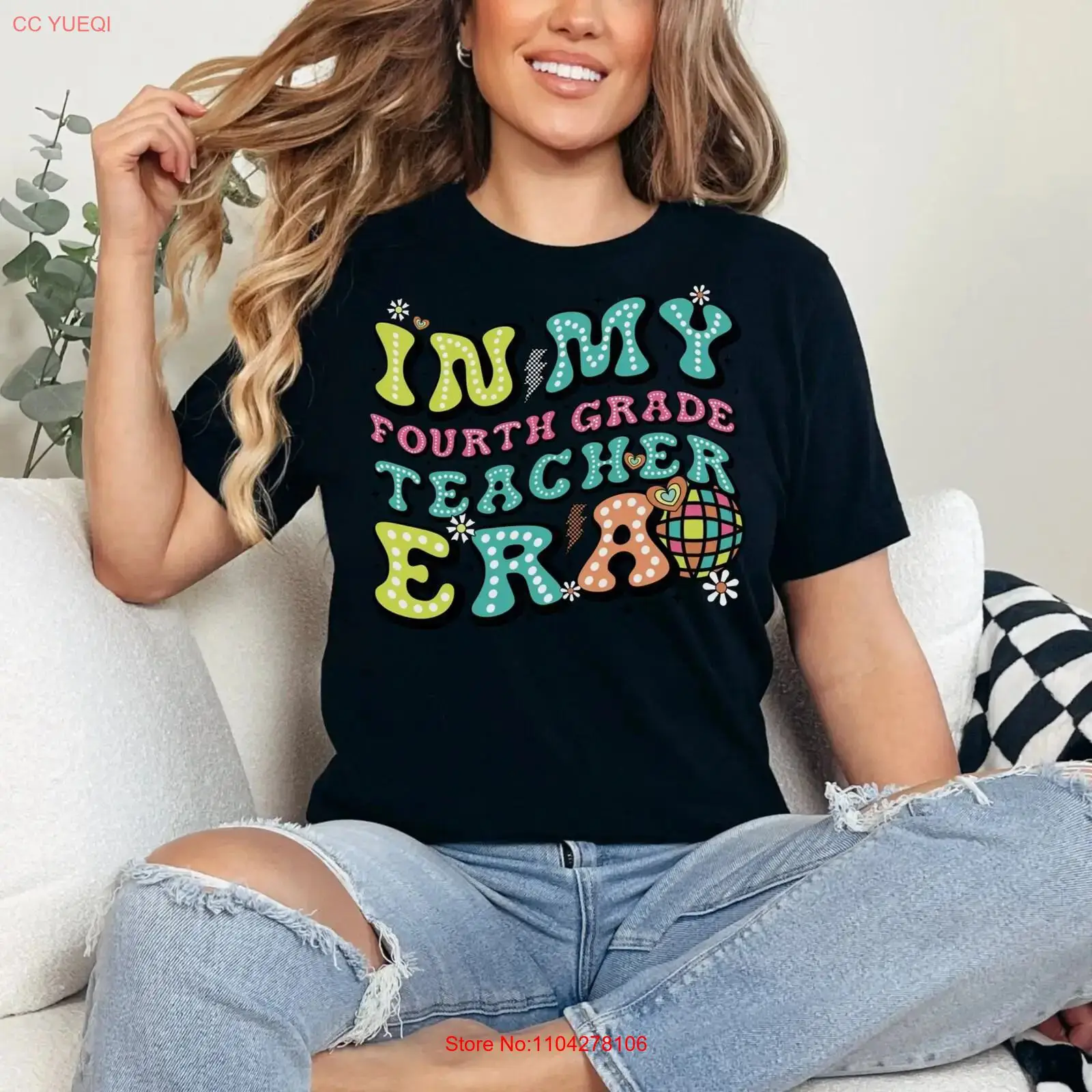 T-shirt pour enseignant de 4e  - Vintage Fashion Eras avis et prix