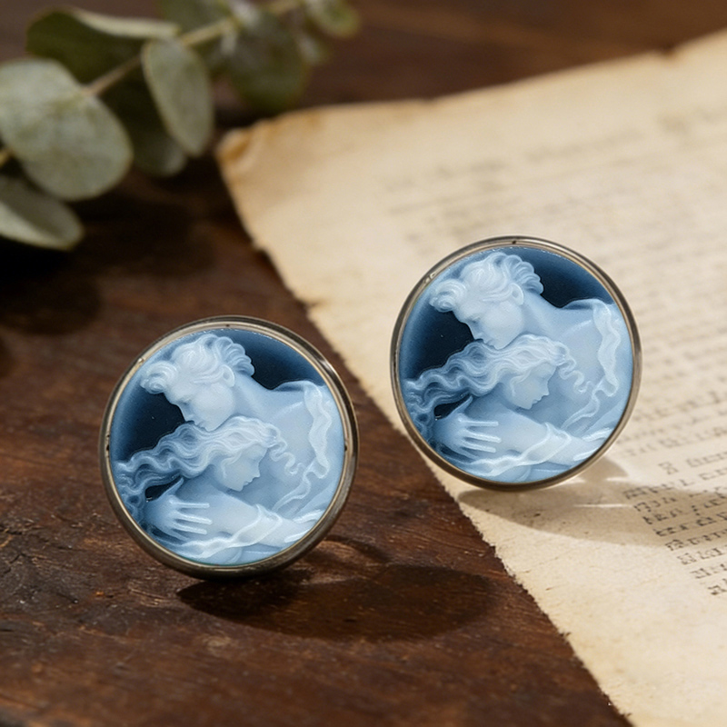 Boucles d'oreilles vintage 2D  - Vintage Fashion Queen avis et prix
