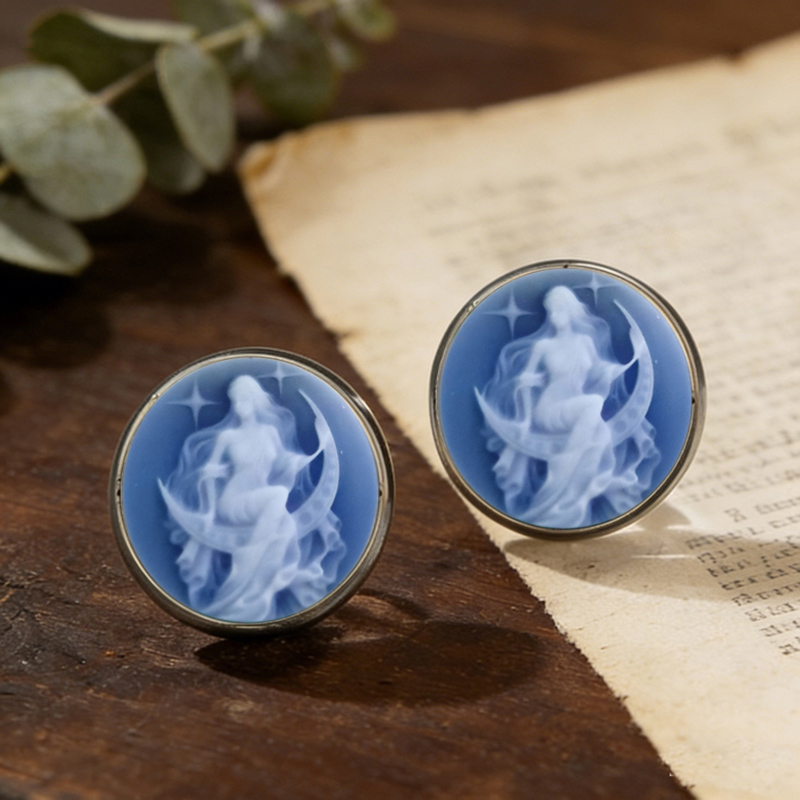 Boucles d'oreilles vintage 2D  - Vintage Fashion Queen avis et prix