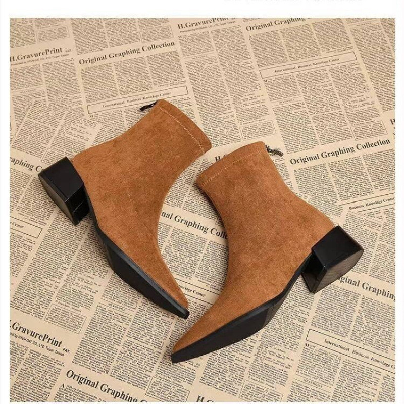 Nouvelles bottines modernes à  - Vintage Fashion Style Female avis et prix