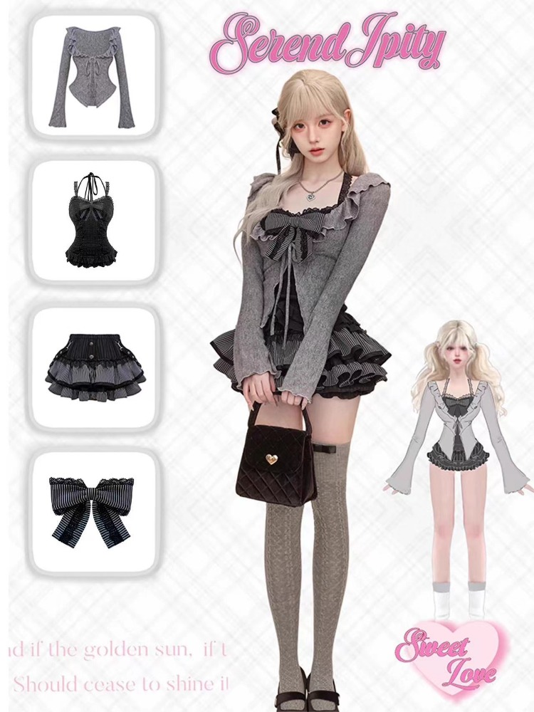 Ensemble 2 pièces style gothiq - Vintage Fashion Ai avis et prix