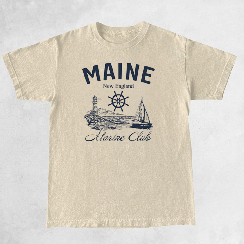 T-shirt Vintage à Manches Cour - Vintage Yacht Fashion avis et prix