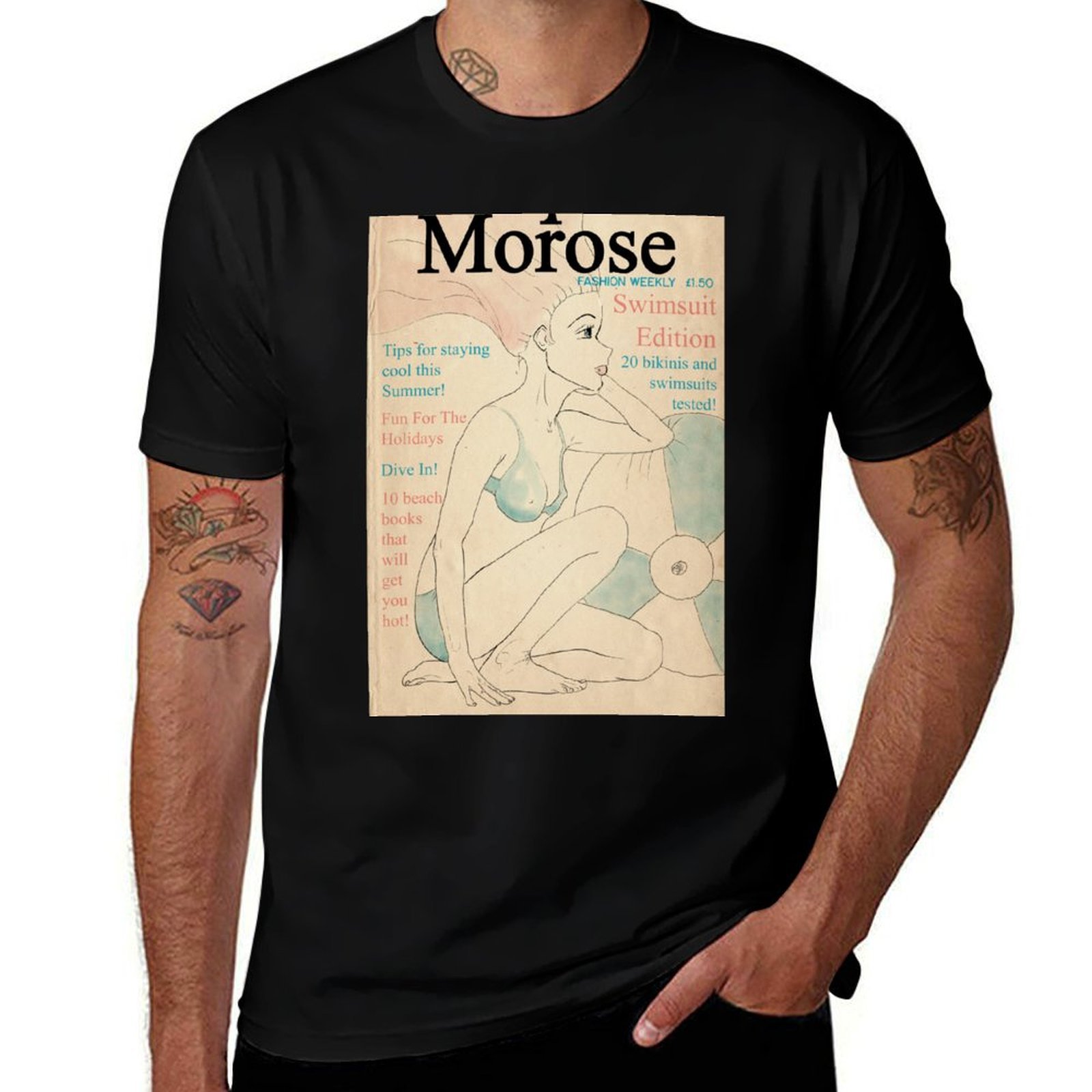 T-shirt avec couverture de mag - Vintage Fashion Magazine avis et prix