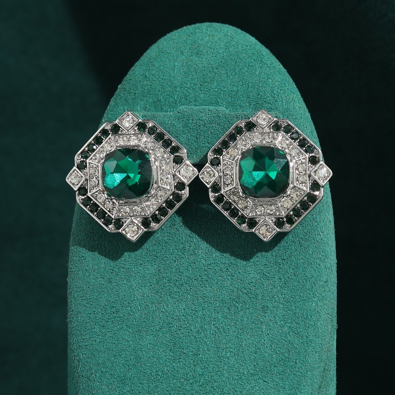Boucles d'oreilles carrées vin - Vintage Fashion Jewelry Brands avis et prix