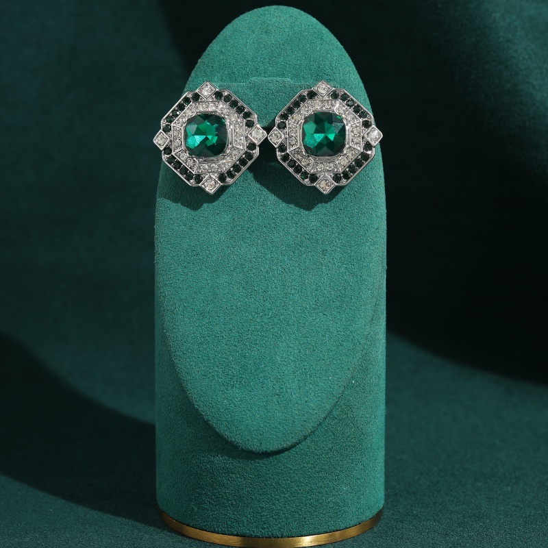 Boucles d'oreilles carrées vin - Vintage Fashion Jewelry Brands avis et prix