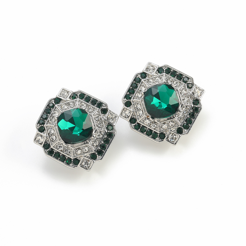Boucles d'oreilles carrées vin - Vintage Fashion Jewelry Brands avis et prix
