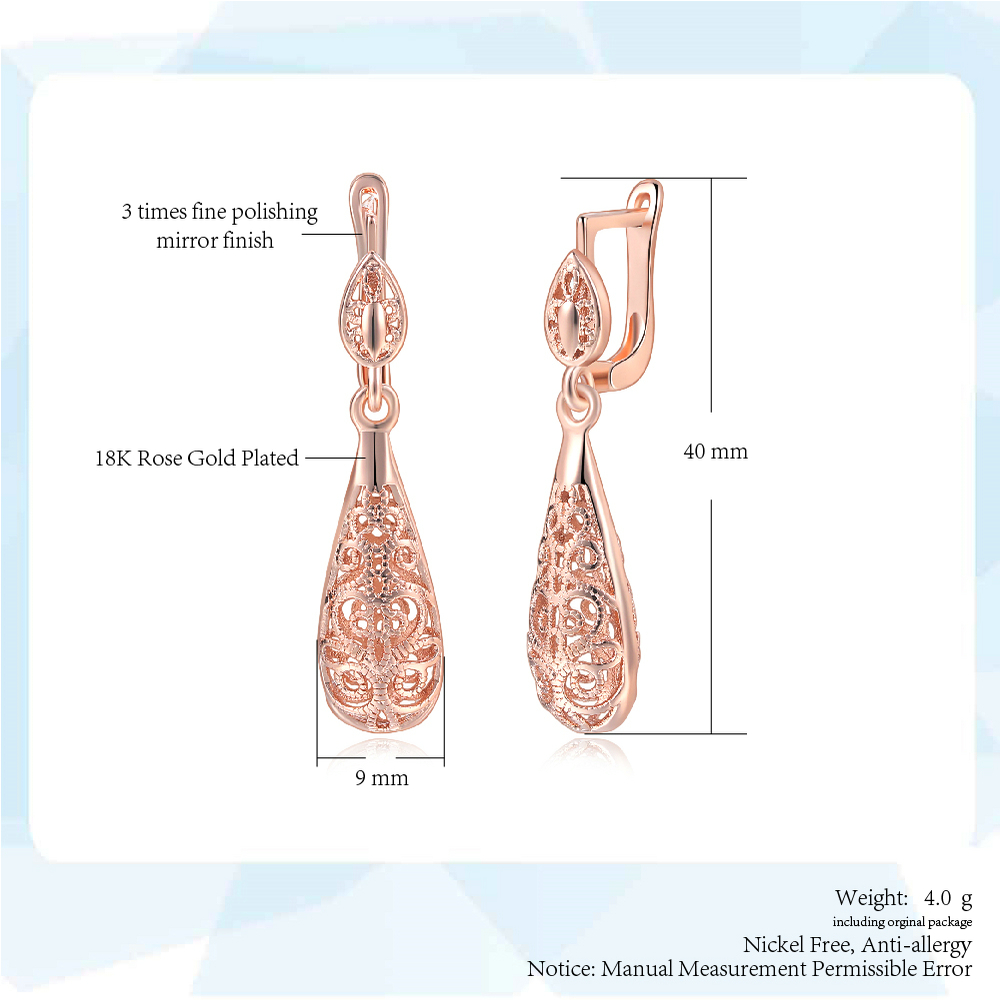 Boucles d'oreilles goutte d'ea - Vintage Fashion Jewelry Brands avis et prix