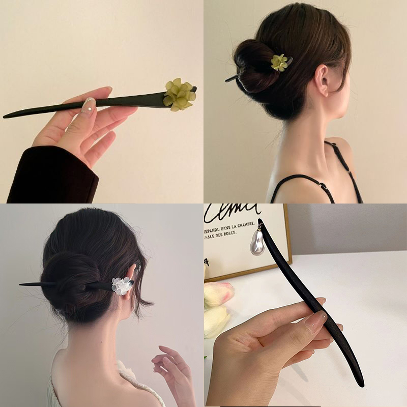 Bâtons de cheveux en bois de S - Vintage Fashion Ai avis et prix