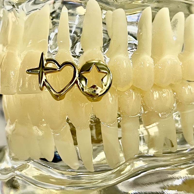 Punk Hip Hop creux coeur dents - Vintage Fashion Ai avis et prix