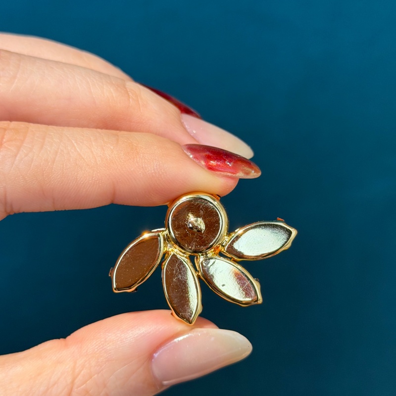 Boucles d'oreilles demi-fleur  - Vintage Fashion Jewelry Brands avis et prix