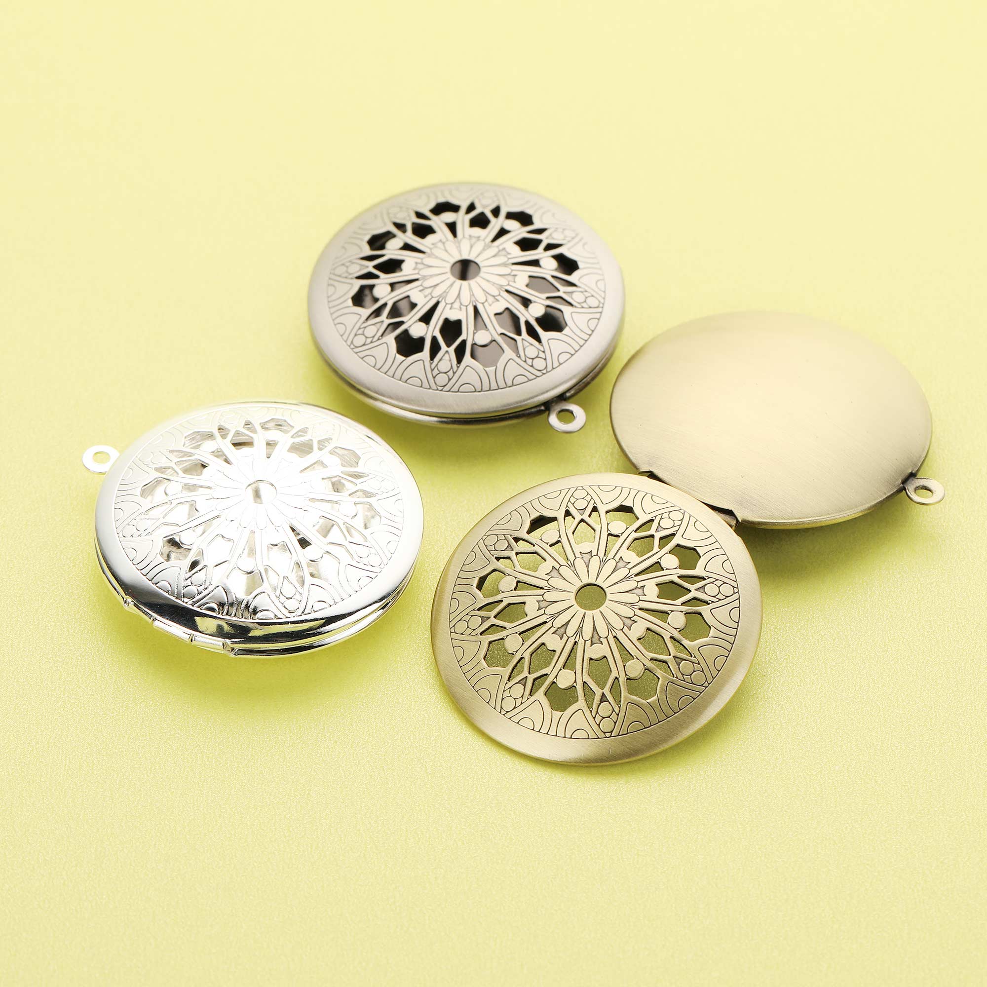 Médaillon rond en filigrane po - Vintage Fashion Icons avis et prix
