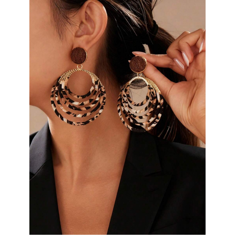 1 paire de boucles d'oreilles  - Vintage Fashion Illustrations avis et prix