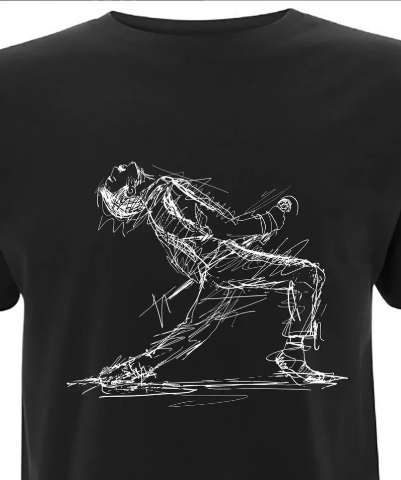 T-shirt imprimé Queen Freddie  - Vintage Fashion Queen avis et prix